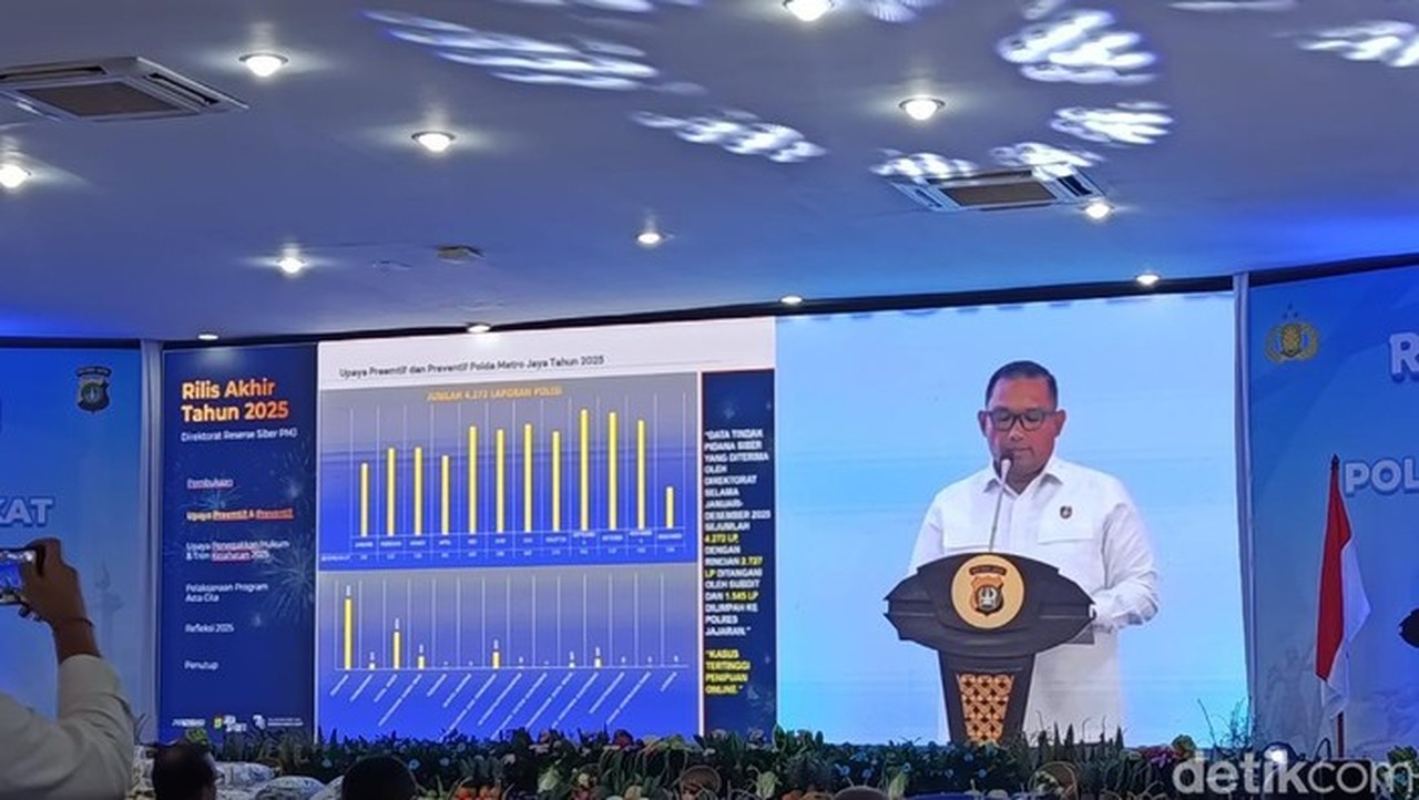 Polda Metro Jaya Ungkap 4.272 Laporan Kejahatan Siber, Rp 4,3 Triliun Kerugian Tercatat di 2025