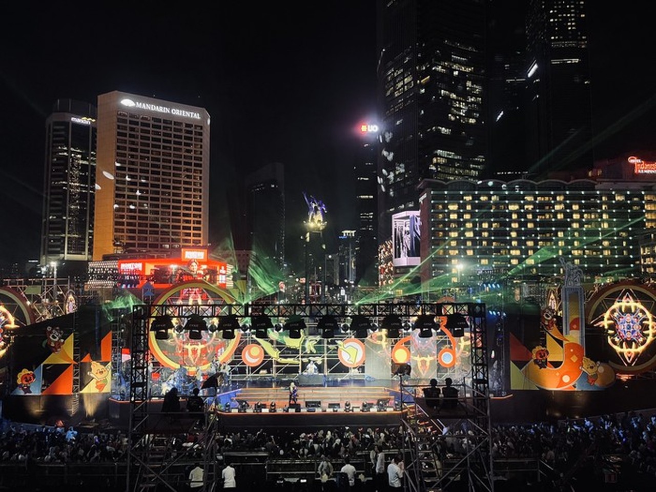 Malam Tahun Baru Bundaran HI Tetap Semarak Tanpa Kembang Api, Musik dan Drone Jadi Primadona