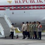 Presiden Prabowo Tinjau Jembatan Bailey Sungai Garoga Tapsel Pascabencana di Sumatera Utara