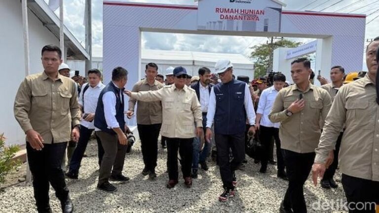 Prabowo Tinjau Hunian Danantara di Aceh Tamiang, Pastikan Pemulihan Pasca-Bencana