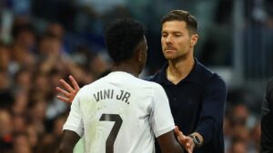 Vinicius Junior Protes ke Xabi Alonso: Jarang Dapat Bola, Tak Ada yang Mengoper!