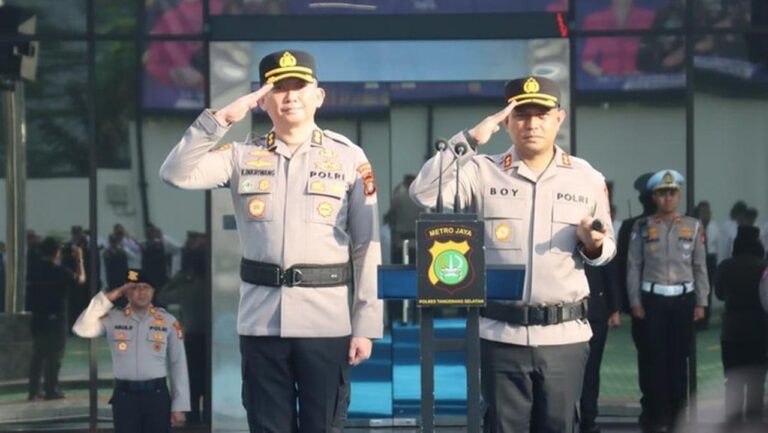 AKBP Victor Inkiriwang Pamit dari Polres Tangsel, AKBP Boy Jumalolo Ambil Alih Tongkat Komando
