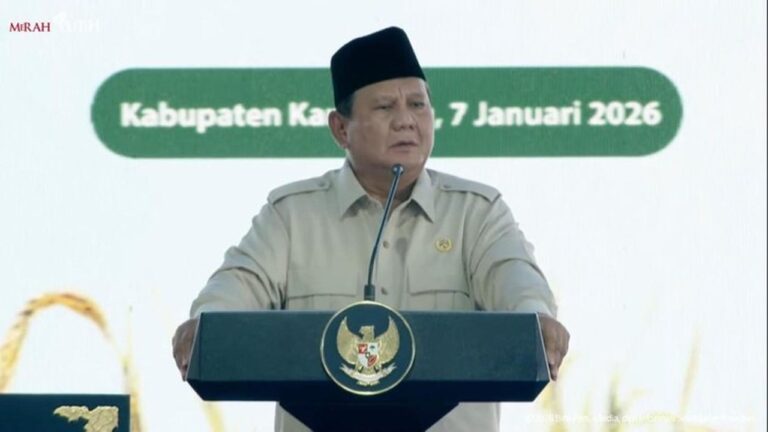 Prabowo: Tokoh Nyinyir Meragukan, Indonesia Buktikan Swasembada Pangan Tiap Tahun