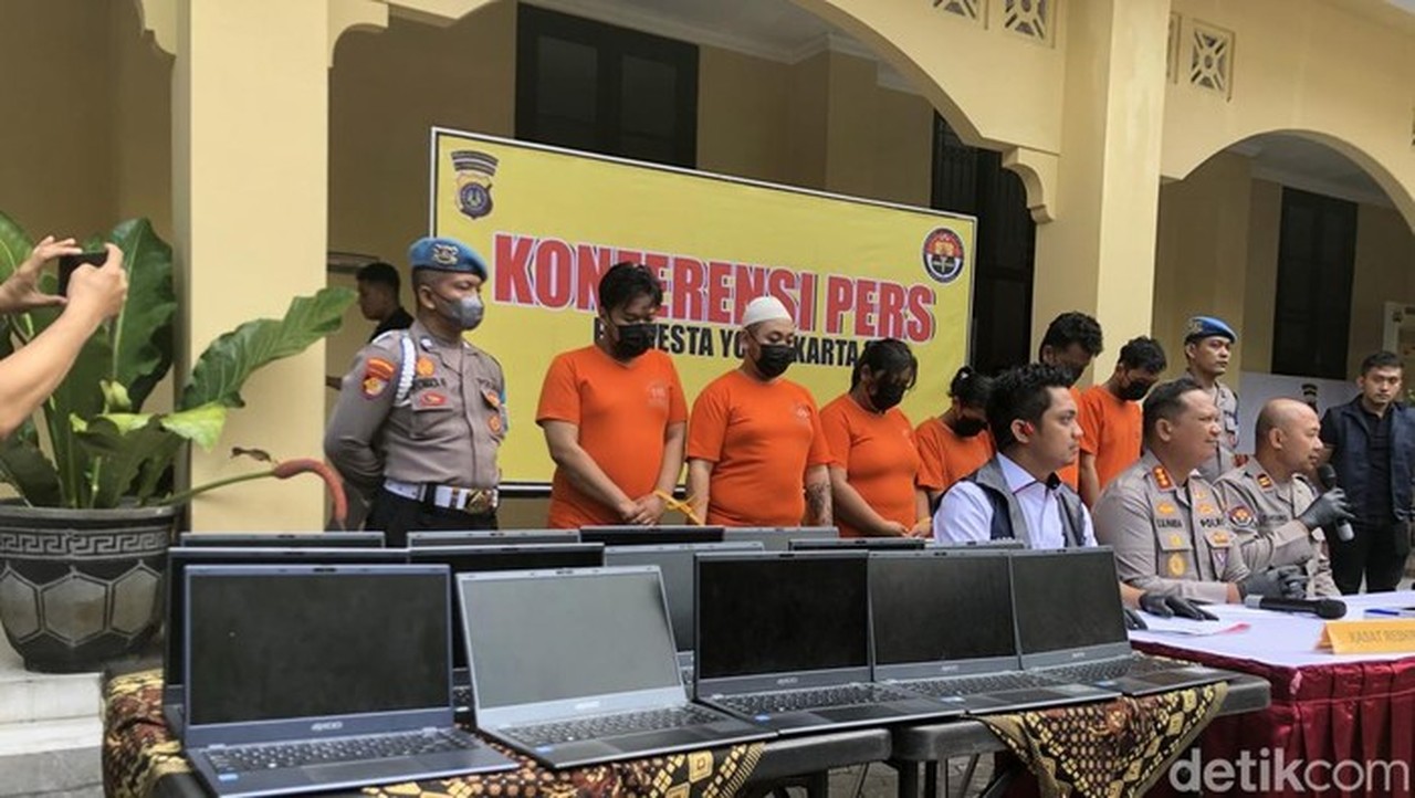 Markas Scam Jaringan Internasional di Sleman Digerebek, 6 Petinggi Jadi Tersangka