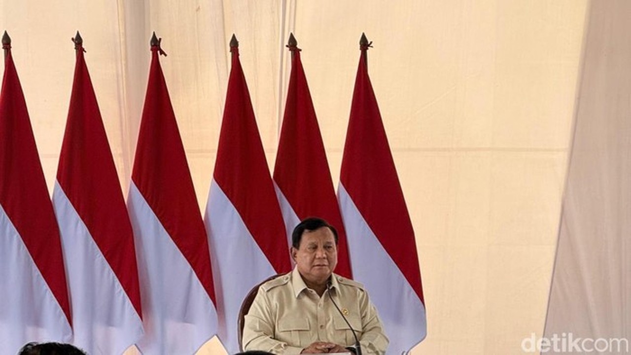 Prabowo Subianto Minta Maaf Belum Kunjungi Semua Titik Bencana