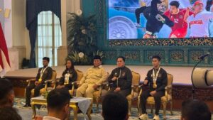 Prabowo Subianto Beri Bonus Atlet SEA Games 2025 di Istana, Putra Didit Hadir