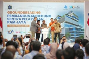 PAM JAYA Bangun Gedung Sentra Pelayanan 11 Lantai dengan Konsep ‘Urban Water Falling’