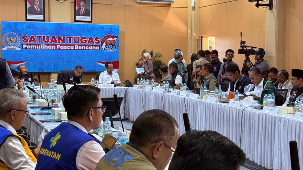 Dipimpin Dasco, Satgas Galapana DPR dan Pemerintah Kembali Rapat Koordinasi Pemulihan Aceh