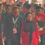 Megawati Hadiri HUT Ke-53 dan Rakernas PDIP di Ancol, Disambut Meriah Sekjen Hasto