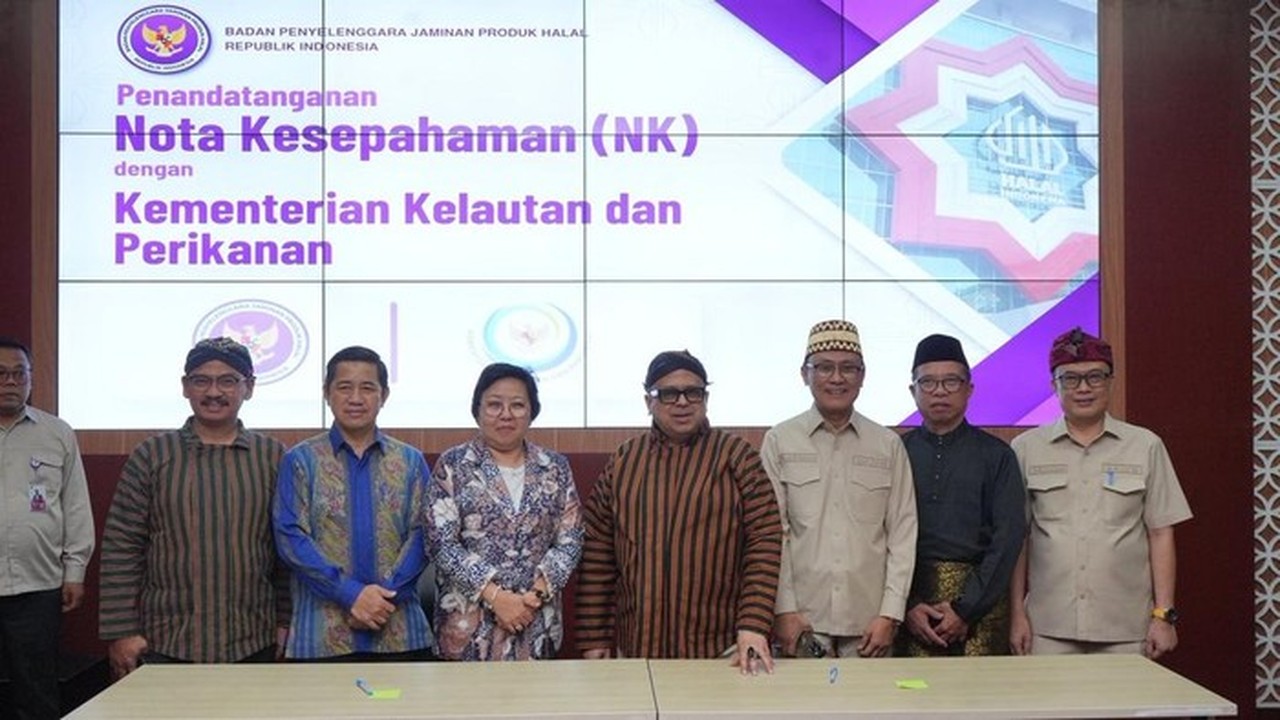 BPJPH Perkuat Ekosistem Halal Nasional Lewat Kolaborasi Strategis dengan KKP dan Kampus BPJPH Perkuat Ekosistem Halal Nasional Lewat Kolaborasi Strategis dengan KKP dan Kampus