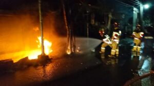 Pom Bensin Mini di Bogor Terbakar Saat Diisi Bahan Bakar, Kerugian Capai Rp 100 Juta