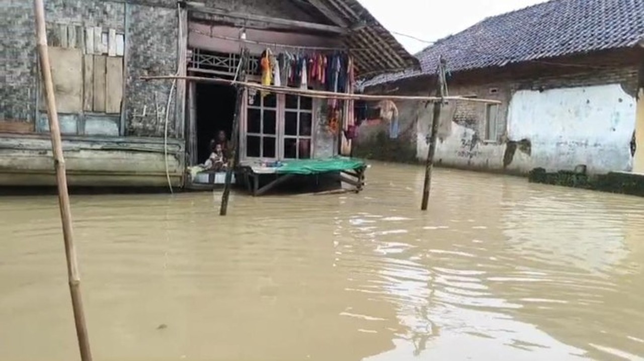 Hujan Deras Guyur Pandeglang, 8 Kecamatan Terendam Banjir, Satu Wilayah Masih Tinggi