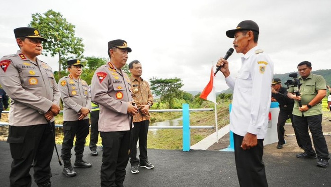 Jembatan Presisi Polri Bantu Akses Sekolah dan Pertanian Desa, Masyarakat Klaten Apresiasi