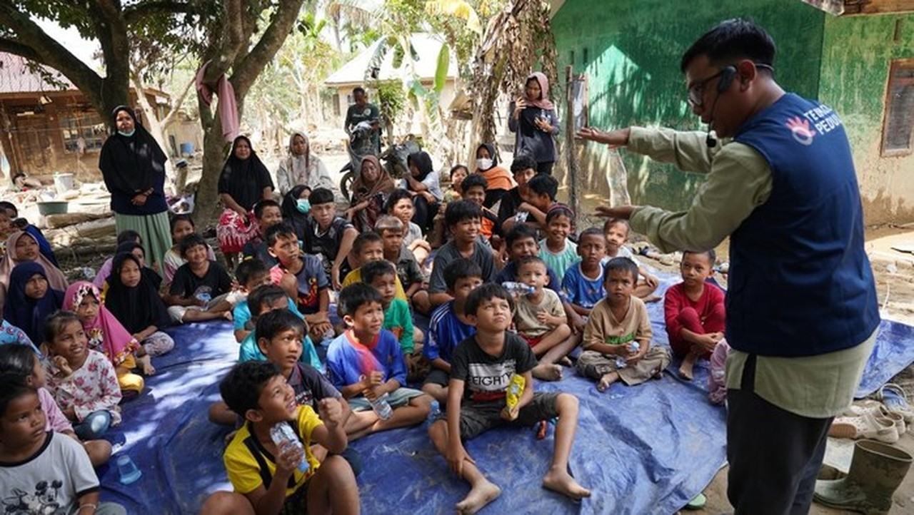 TelkomGroup Berikan Dukungan Psikologis Anak Korban Bencana di Aceh Tamiang