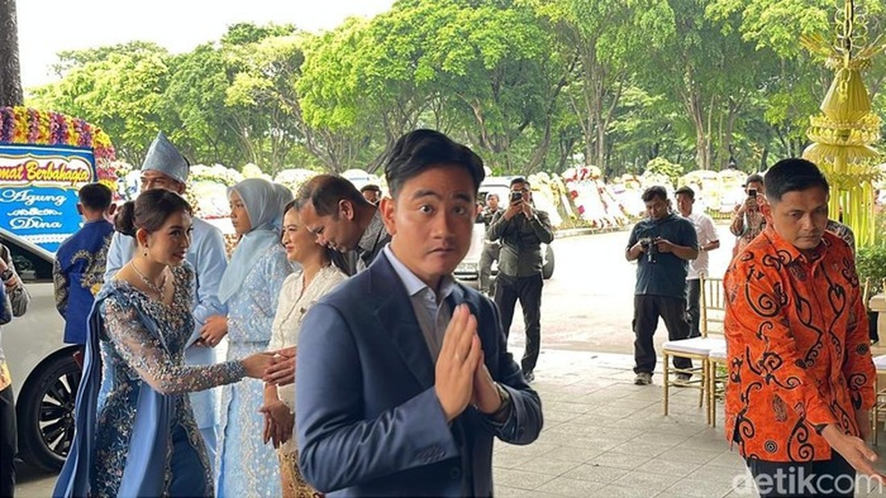 Gibran, JK, dan Sejumlah Menteri Hadiri Pernikahan Sekpri Prabowo di TMII