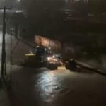 Banjir Parah di Jalan Lingkar Selatan Cilegon, Arus Lalu Lintas Terputus Total