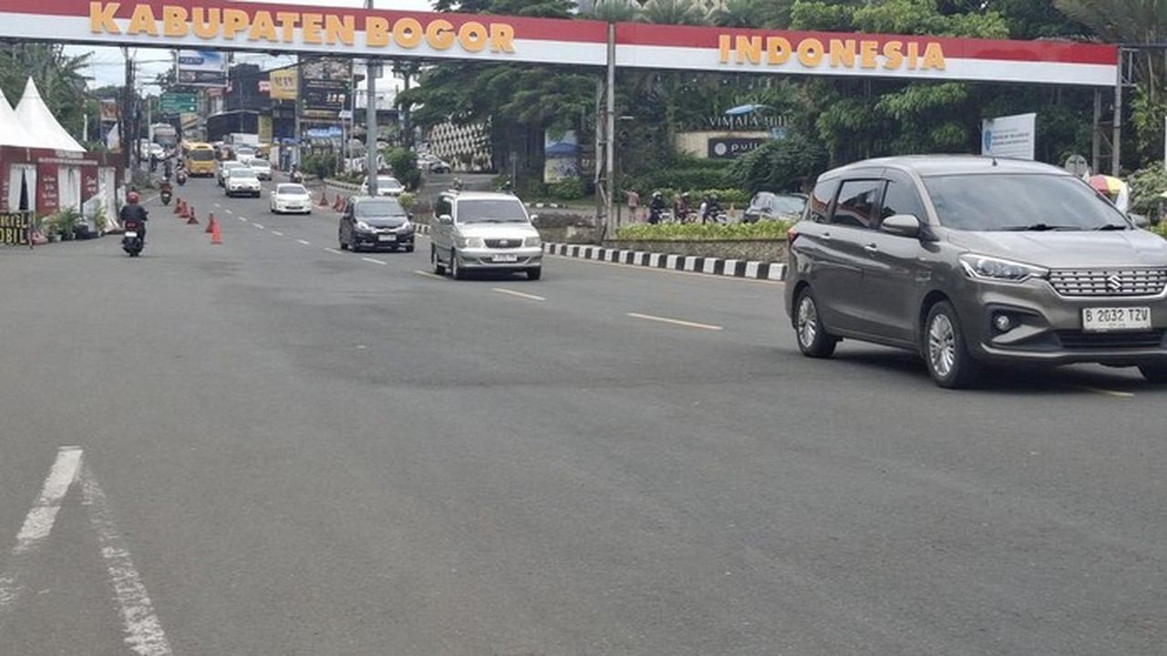 Arus Balik Wisata Puncak Bogor Diberlakukan Sistem One Way Arah Jakarta Siang Ini