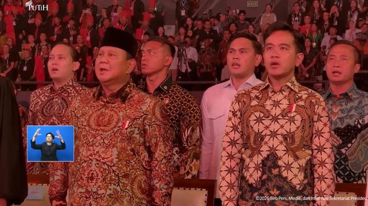 Prabowo dan Gibran Hadiri Puncak Natal Nasional 2025, Jajaran Kabinet Ikut Berkumpul